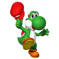 yoshi sur jeu de mario